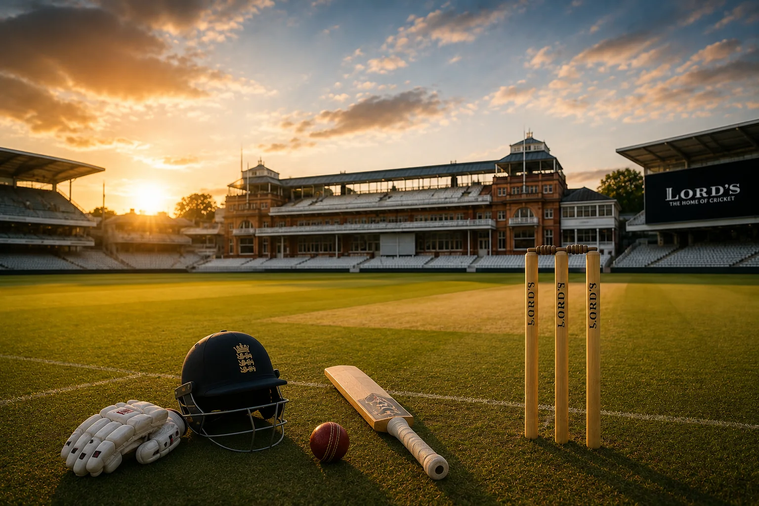A cricket ground representing British cricket coverage.