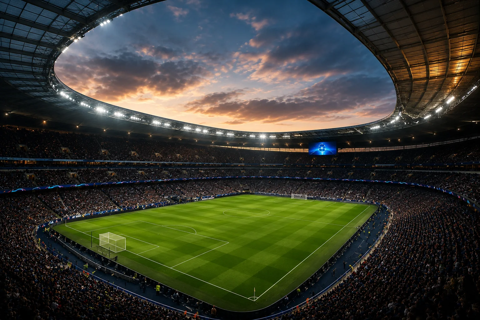 A major British stadium representing sports news.