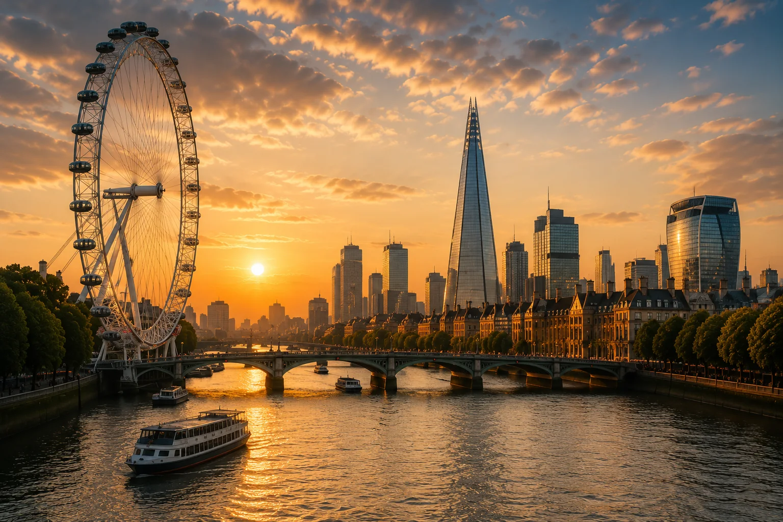 The London skyline representing news from the capital.