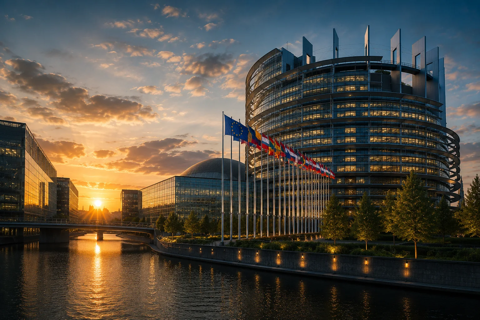 A European cityscape representing news from Europe.