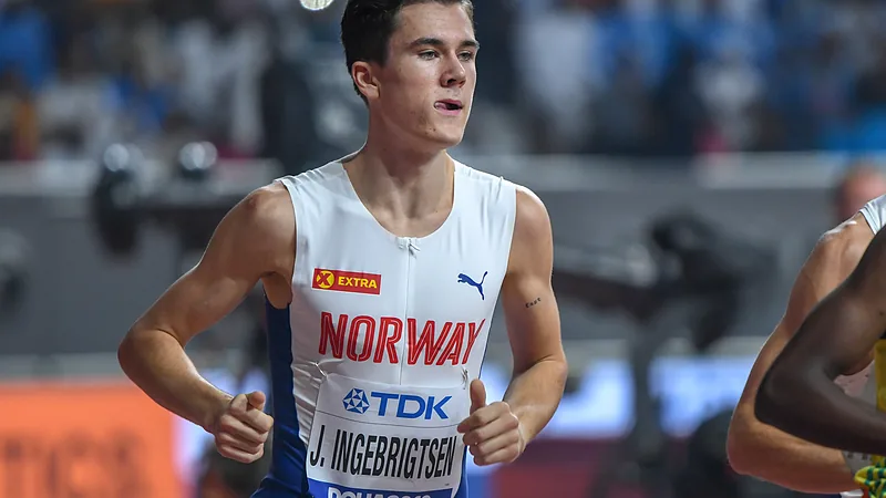 Jakob Ingebrigtsen at Doha 2019