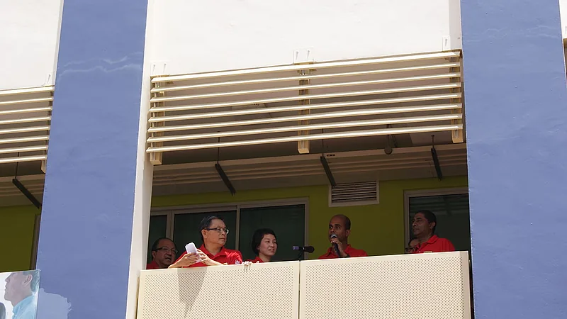 Singapore Democratic Party candidates, Greenridge Secondary School, Singapore - 20110427-01