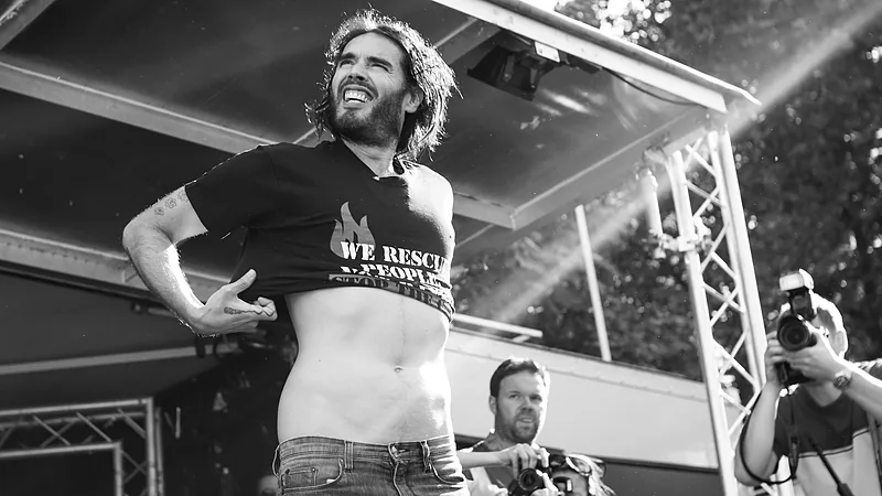 Russell Brand Fire Brigade Union Rally