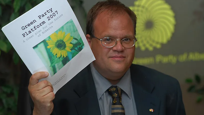 George Read releases the Green Party of Alberta Platform for 2007 (523996748)