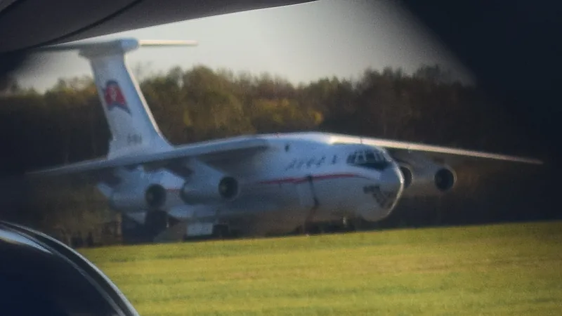 North Korean plane at Vladivostok International Airport (cropped)
