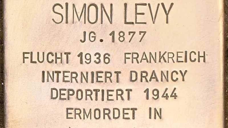 Stolperstein für Simon Levy (Dillingen)
