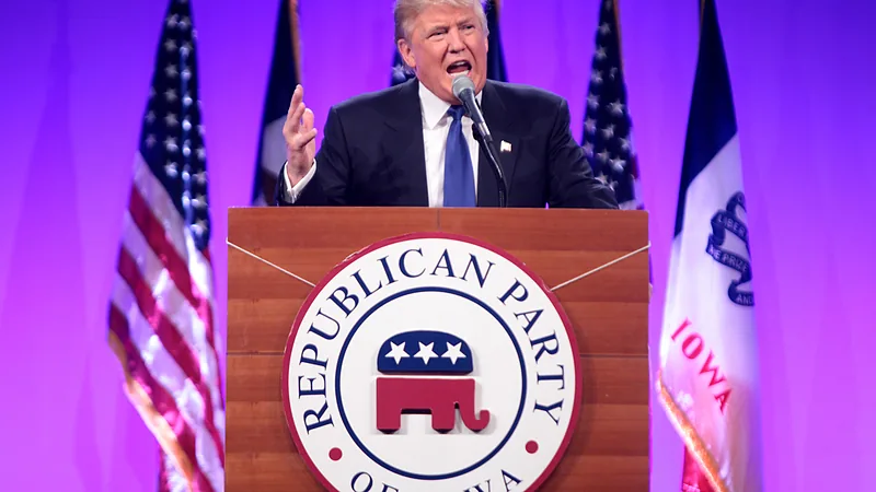 Donald Trump at 2015 Iowa Republican Party Lincoln Dinner