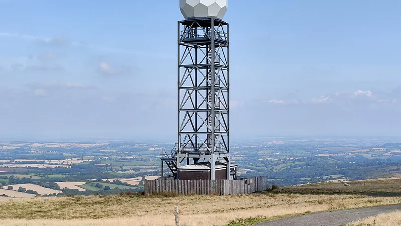 Photo: britainpost.com Met Office weather radar station - geograph.org.uk - 6957013
