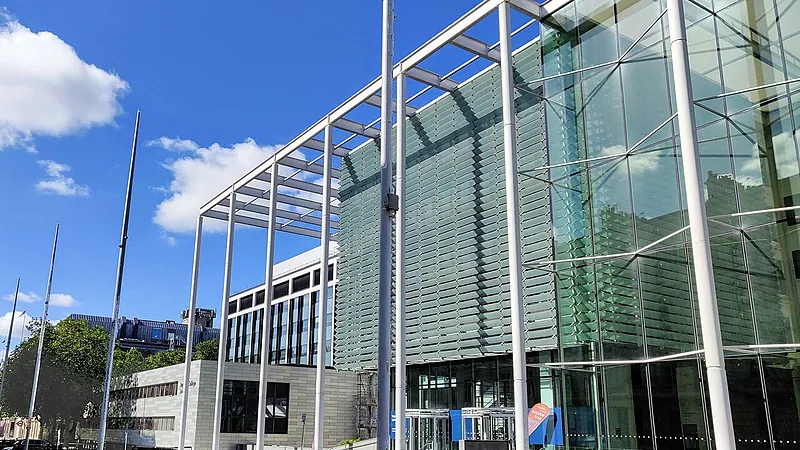 Imperial College London down Exhibition Road