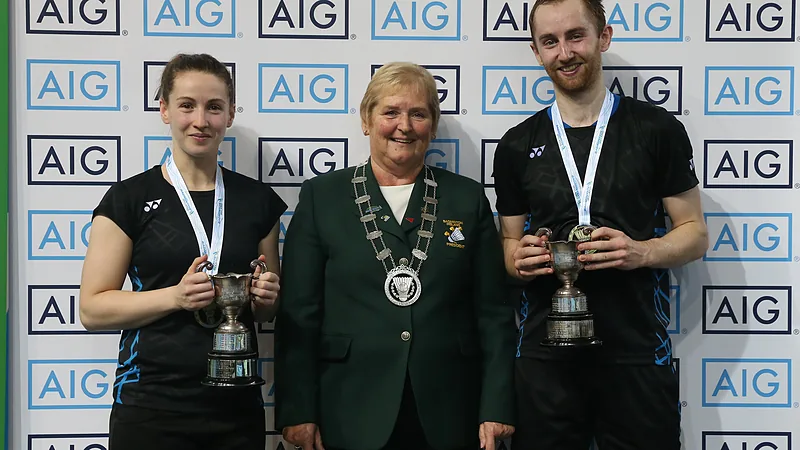 Chloe & Sam Magee Irish Open Mixed Double Champions 2018