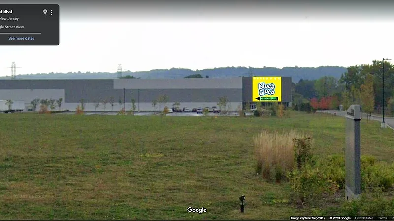 Blue's Clues Handy Dandy Notebook prop replica manufacturing plant Jaguar Land Rover Way, Mahwah, NJ 07430