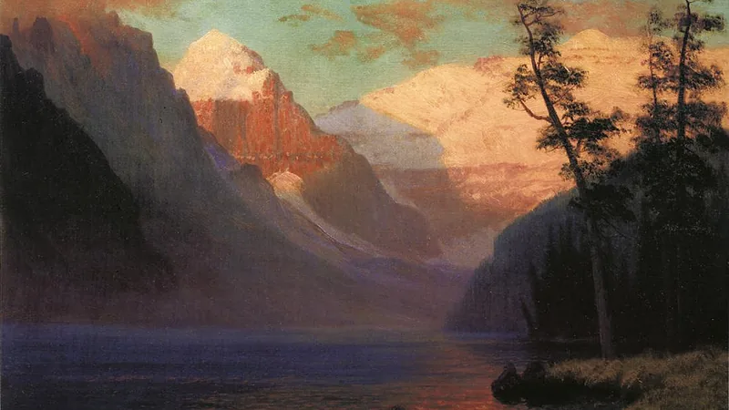 Evening Glow at Lake Louise, Rocky Mountains, Canada