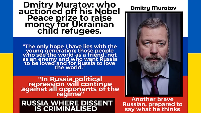 Dmitry Muratov, another brave Russian prepared to challenge Putin