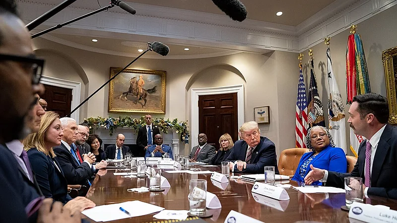 President Trump Attends a Meeting on Small Business and Red Tape Reduction Accomplishments (49193768872)