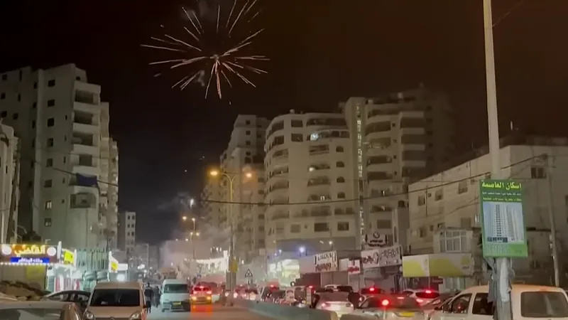 West Bank and Gaza celebrations after 2023 East Jerusalem Synagogue shooting