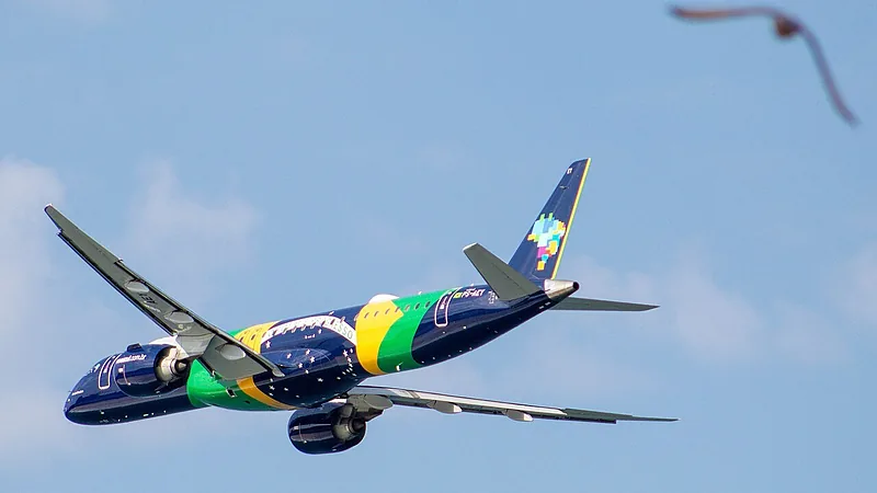 Azul Embraer E195-E2 in Brazilian Flag Livery 2026 FIFA World Cup Promotion