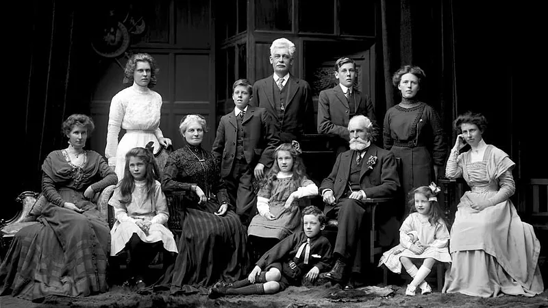 George Low Beath and family c1911