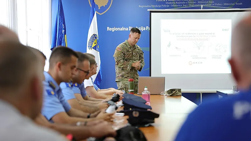 KFOR medical refresher with Kosovo Police (7909356)