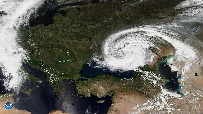 NOAA-20 Spies Cyclone Near Black Sea (NESDIS 2021-05-14)