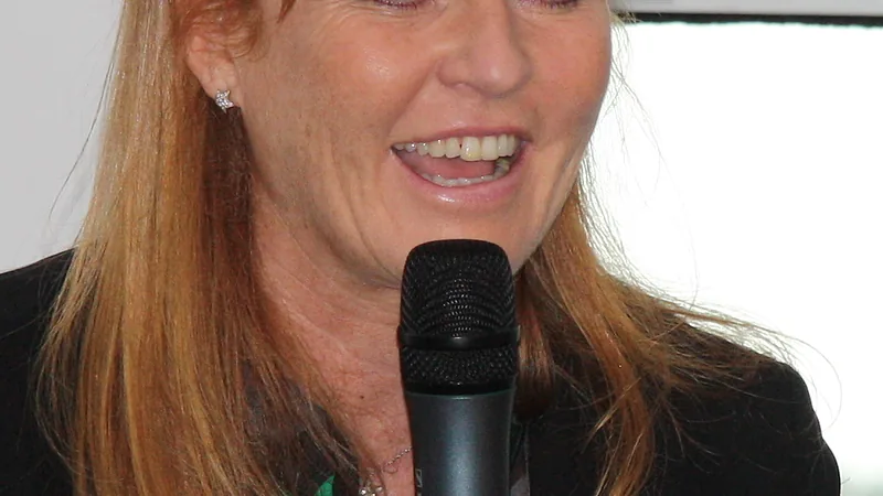 Sarah Ferguson in Leeds 2008