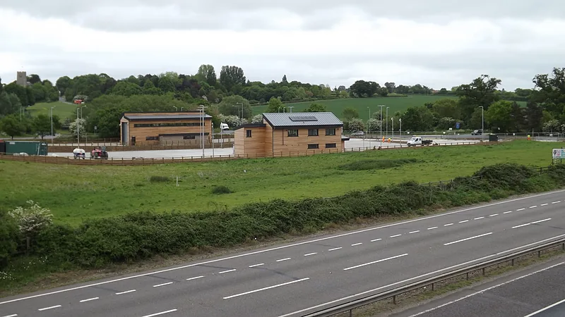 DVSA (Driver and Vehicle Standards Agency) at Woolpit - geograph.org.uk - 4987631