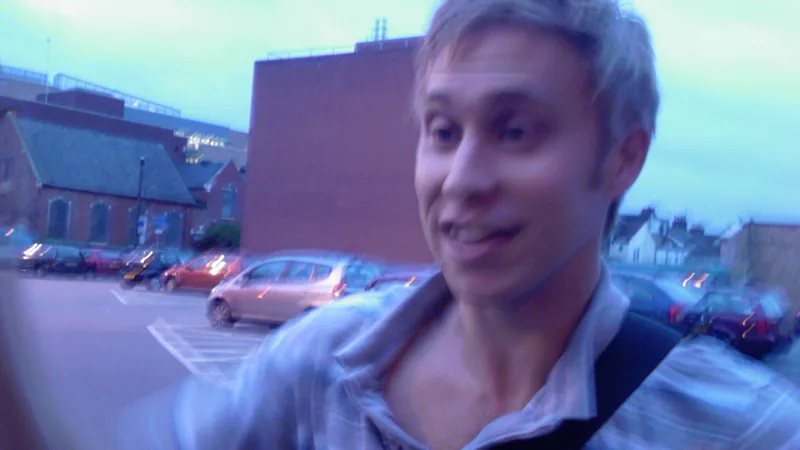 Russell Howard before gig at New Wimbledon Theatre