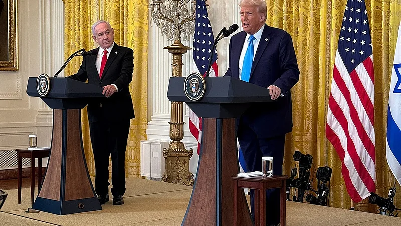 President Donald Trump and Prime Minister Benjamin Netanyahu
