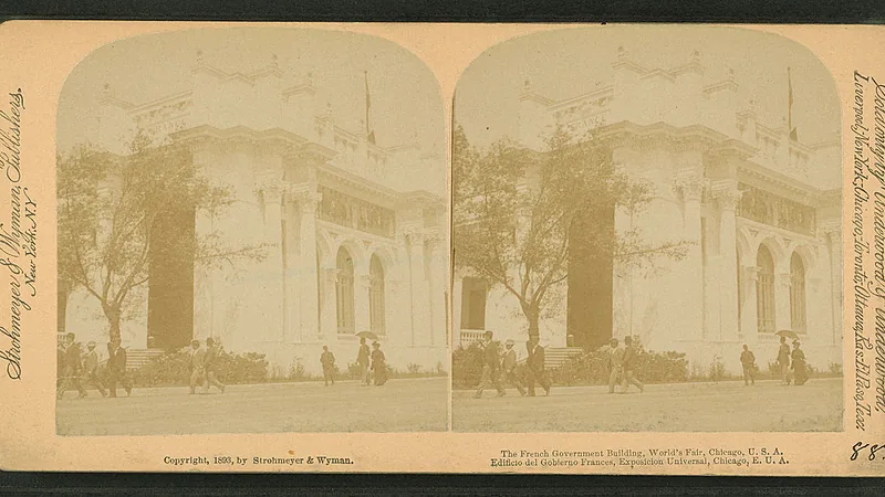 The French Government building, World's Fair, Chicago, U.S.A.