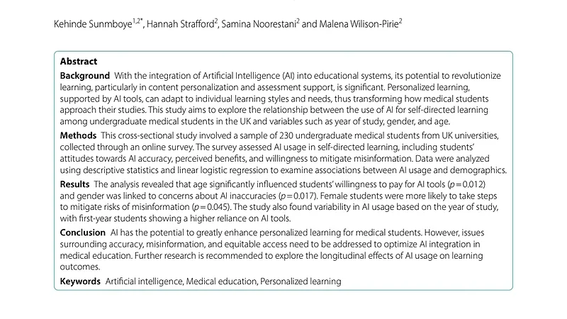 Exploring the influence of artificial intelligence integration on personalized learning