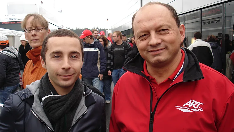 Nicolas Todt and Frederic Vasseur