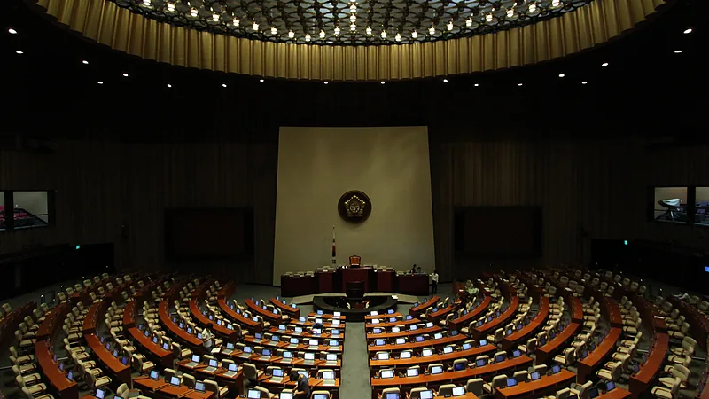 Main conference room of South korean national assembly building