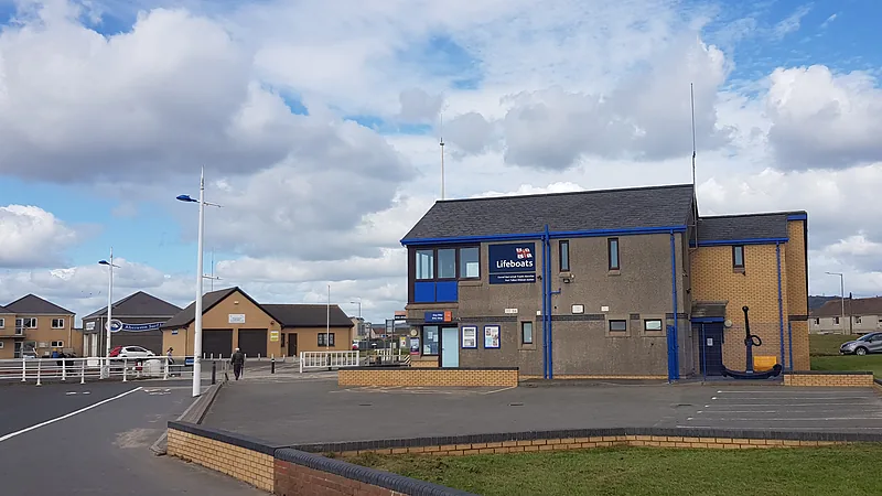 RNLI Port Talbot Lifeboat Station at Aberavon Beach