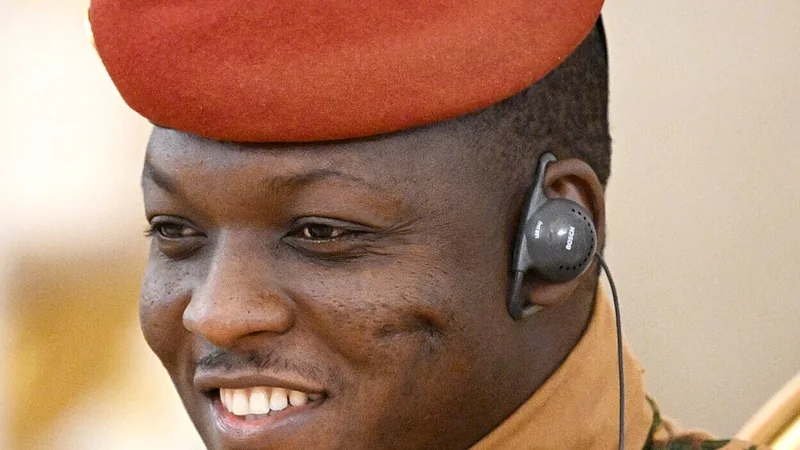 2025-05-10 Abrahim Traore in the Kremlin, Russia in a meeting with President Vladimir Putin