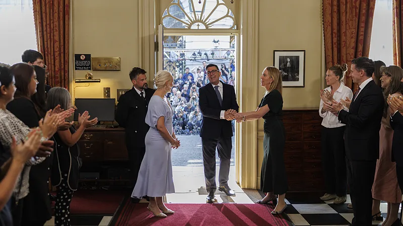 Prime Minister Andy Burnham arrives at 10 Downing Street (55406667976)